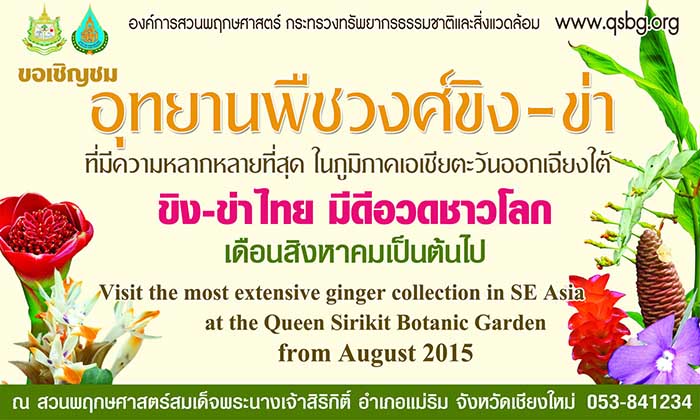 โปรโมชั่นพิเศษ เที่ยวสวนพฤกษศาสตร์ฯ สิงหาคมนี้.