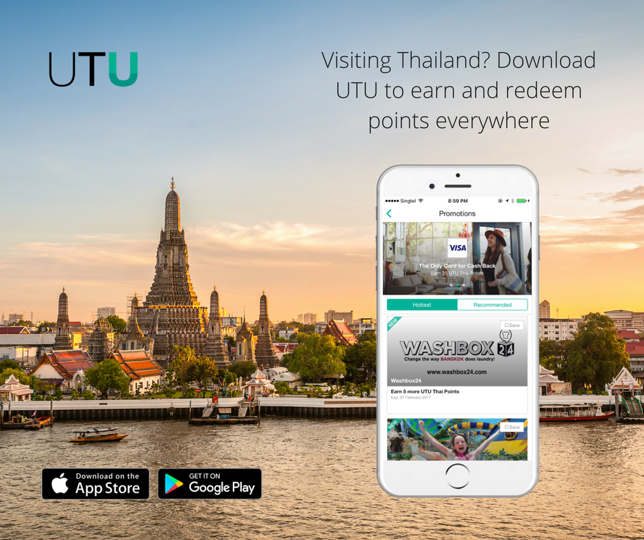 รีวอร์ดส์ พาร์ตเนอร์ ผนึกกำลัง 2 พันธมิตร ททท. และ VISA ร่วมปั้นแอปพลิเคชั่น UTU (ยูทู)  เอาใจนักช้อป “ผู้หญิง ท่องเที่ยวไทย” รวมทุกคะแนนสะสมจากร้านค้าในแอพเดียว และแลกคะแนนสะสมง่ายๆ แค่ปลายนิ้วคลิ๊ก