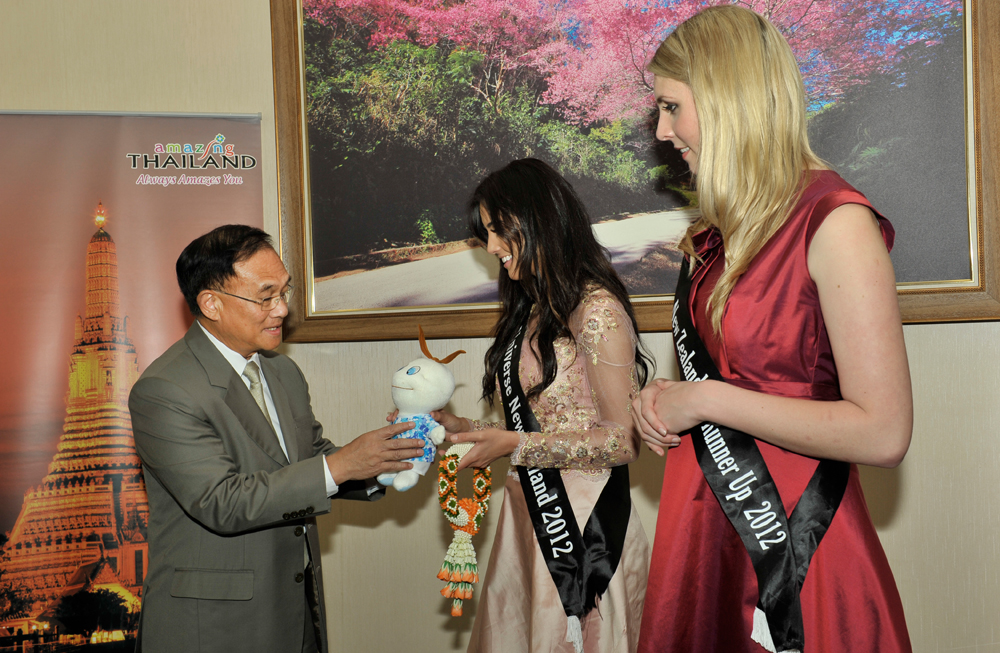 ททท. เชิญนางงามนิวซีแลนด์ 2012 บินลัดฟ้ามาประเทศไทย หวังโปรโมทแหล่งท่องเที่ยวช่วงไฮซีซั่น ผ่านกลยุทธ์ Celebrity Marketing