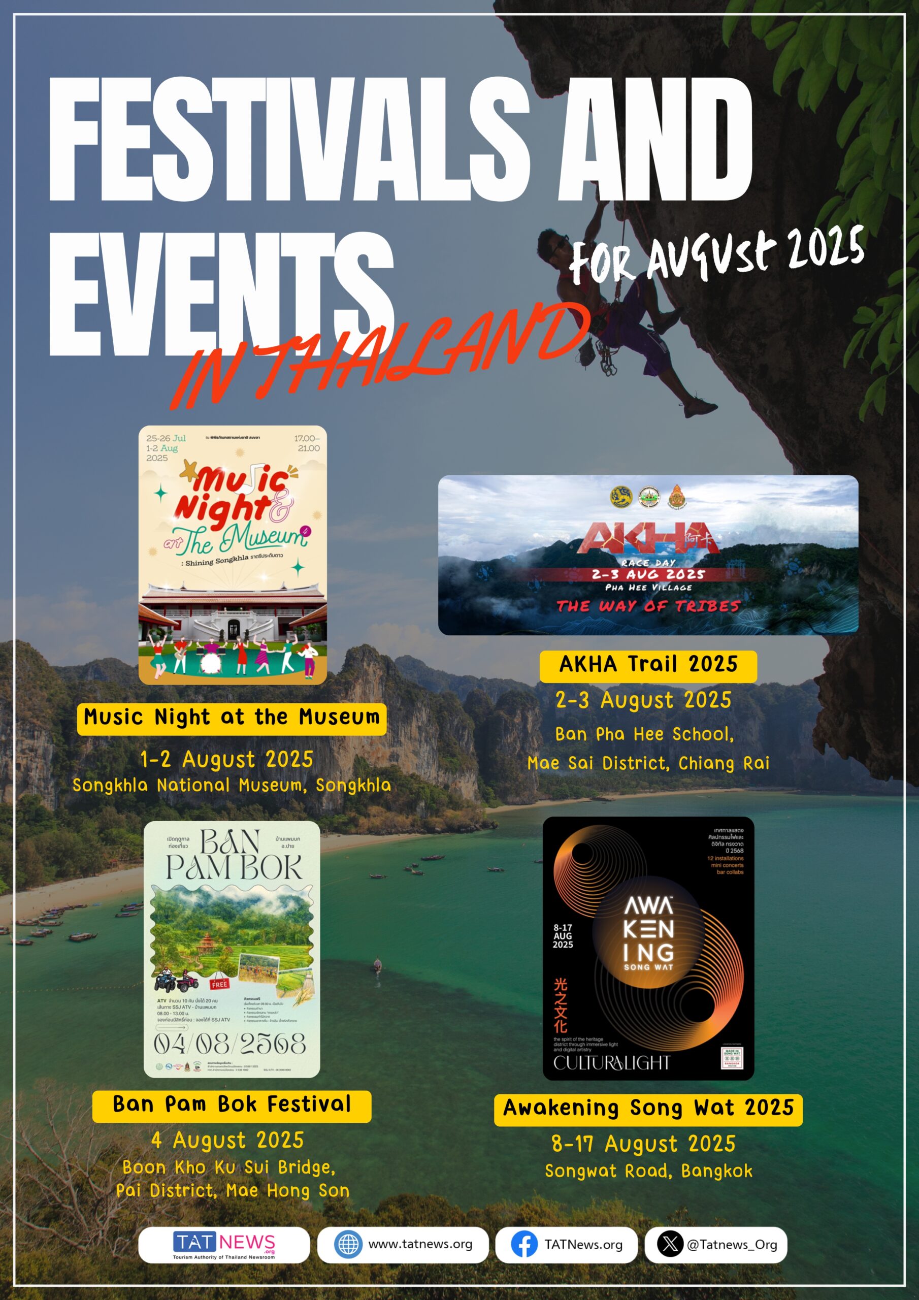 Festivals and Events in Thailand August 2025