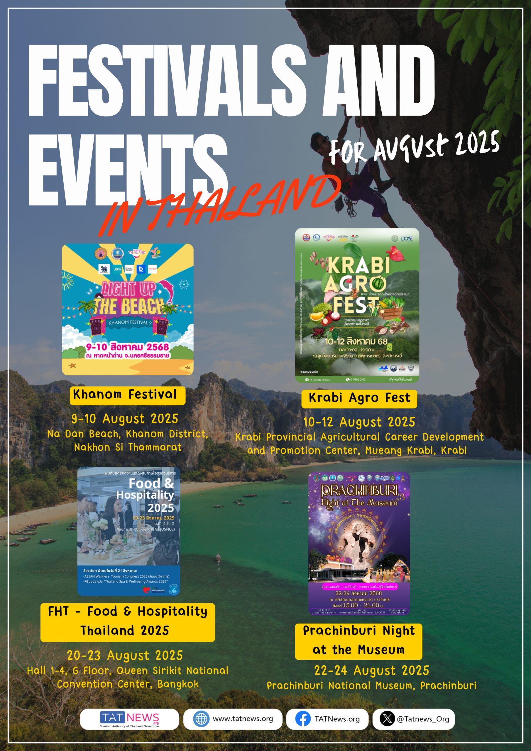 Festivals and Events in Thailand August 2025